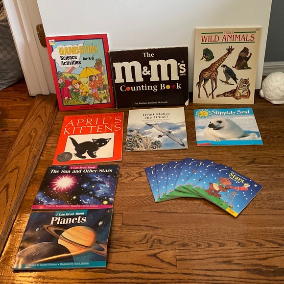 9 Book Science, Math and Animals Children’s Set - Picture 1 of 5